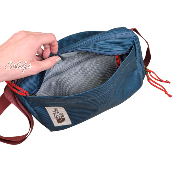 The North Face Field Bag Adjustable Crossbody TNF Blue Red RARE Original Style - Picture 6 of 11